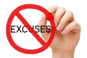 No excuses