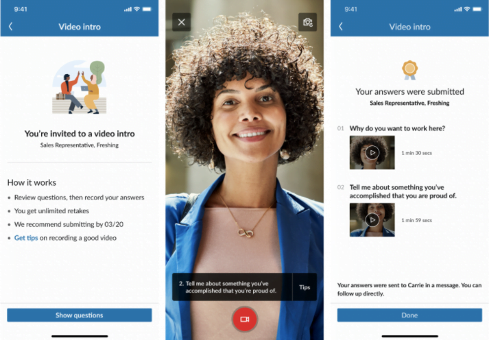 Try LinkedIn’s Video Intro Feature to Get to Know Candidates Better